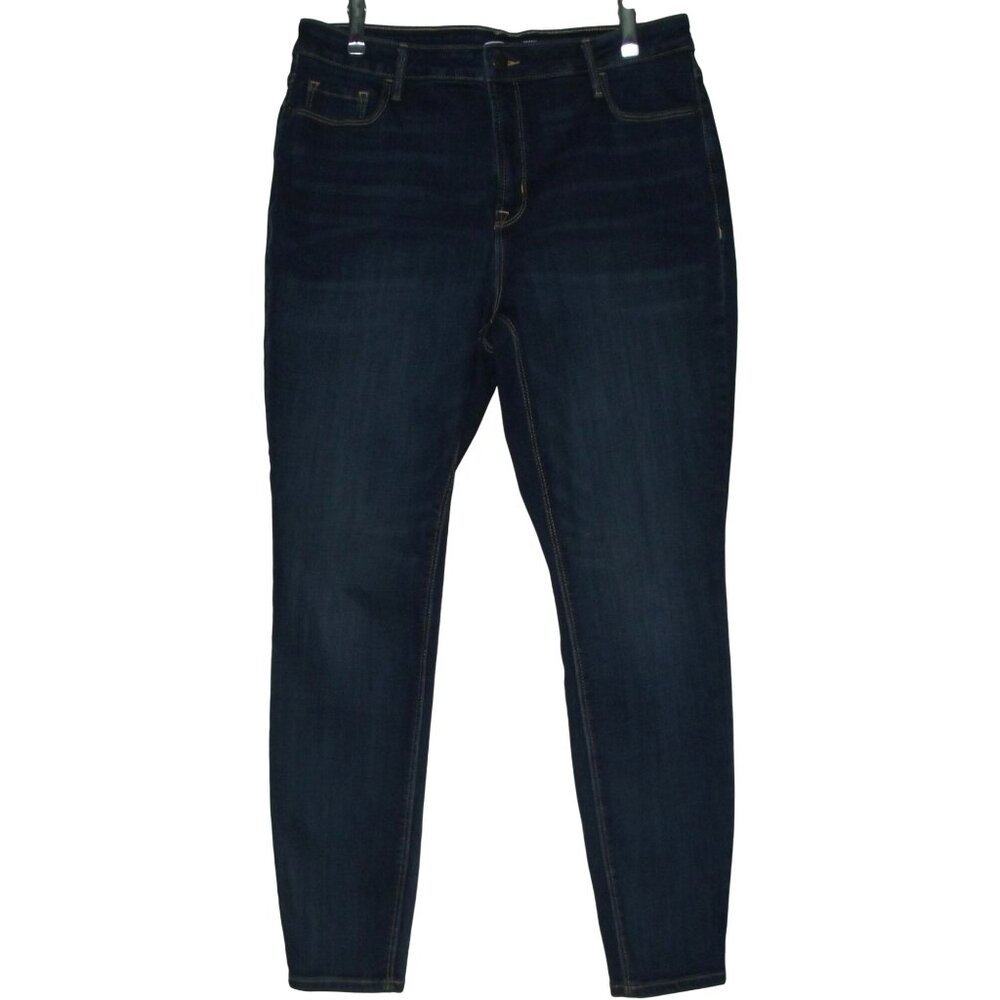 Old Navy Rockstar Jeans Womens 14x28" Super Skinny High Rise secret slim pockets